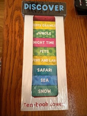 Discover Ten-Book Tower - Colorful Board Book Set